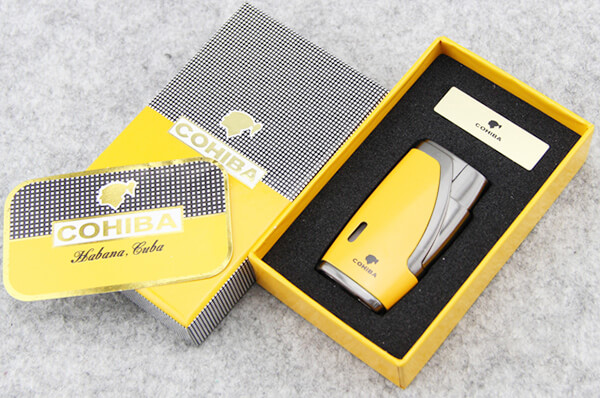 Bật lửa khò xì gà 2 tia cohiba H015