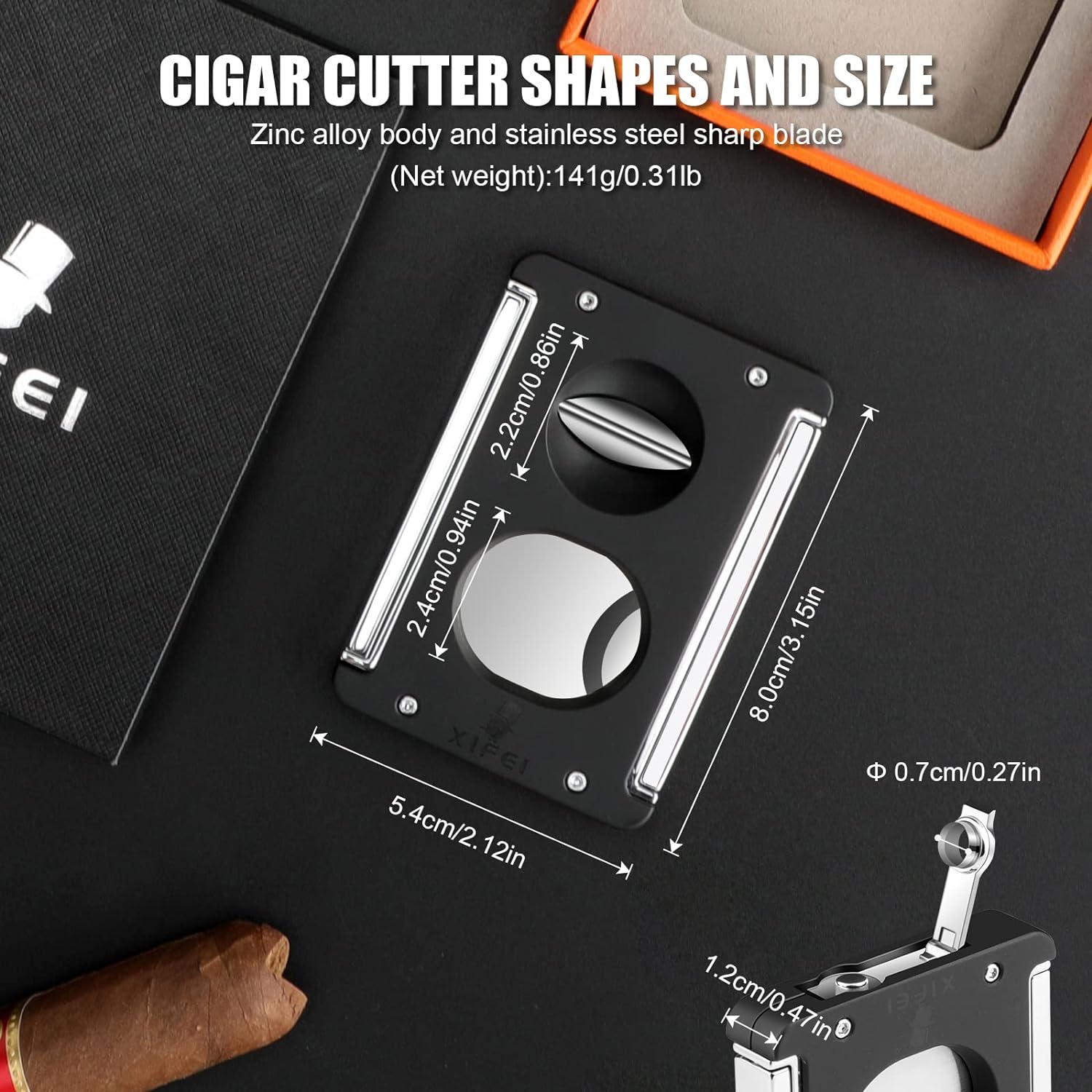 Dao cắt cigar 4 trong 1 Caseti CA181