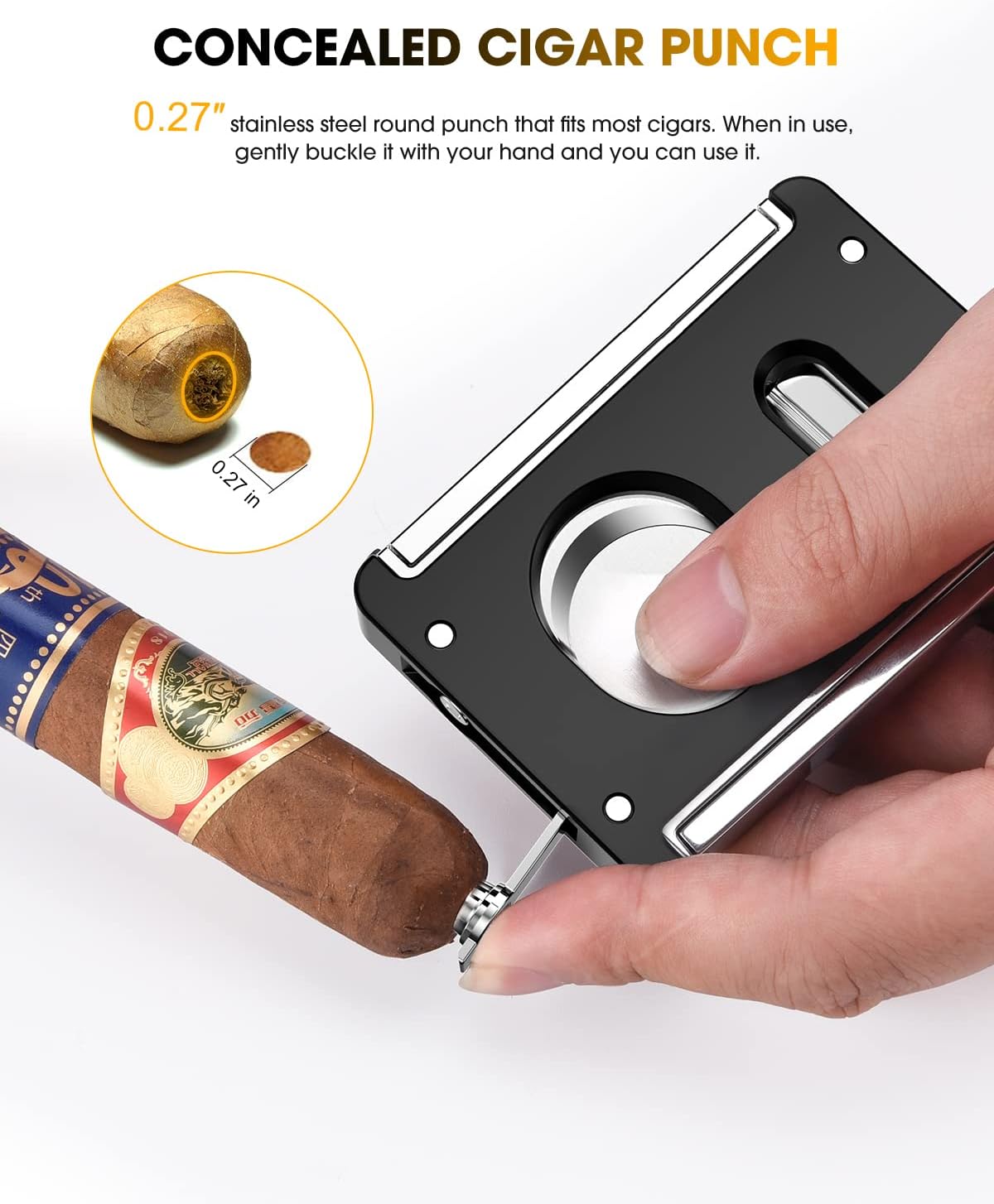 Dao cắt cigar 4 trong 1 Caseti CA181