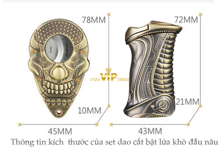 Sét bật lửa và dao cắt Jifeng TZ005