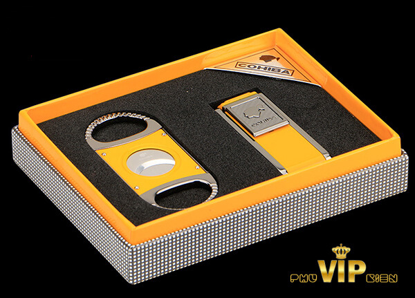 Bộ dao cắt và bật lửa Cohiba T26